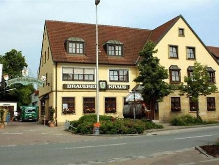 Brauerei Gasthof Kraus Hirschaid Luaran gambar