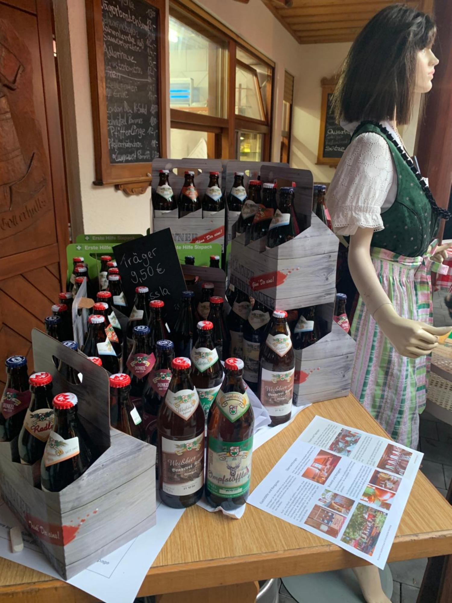 Brauerei Gasthof Kraus Hotel Hirschaid Luaran gambar